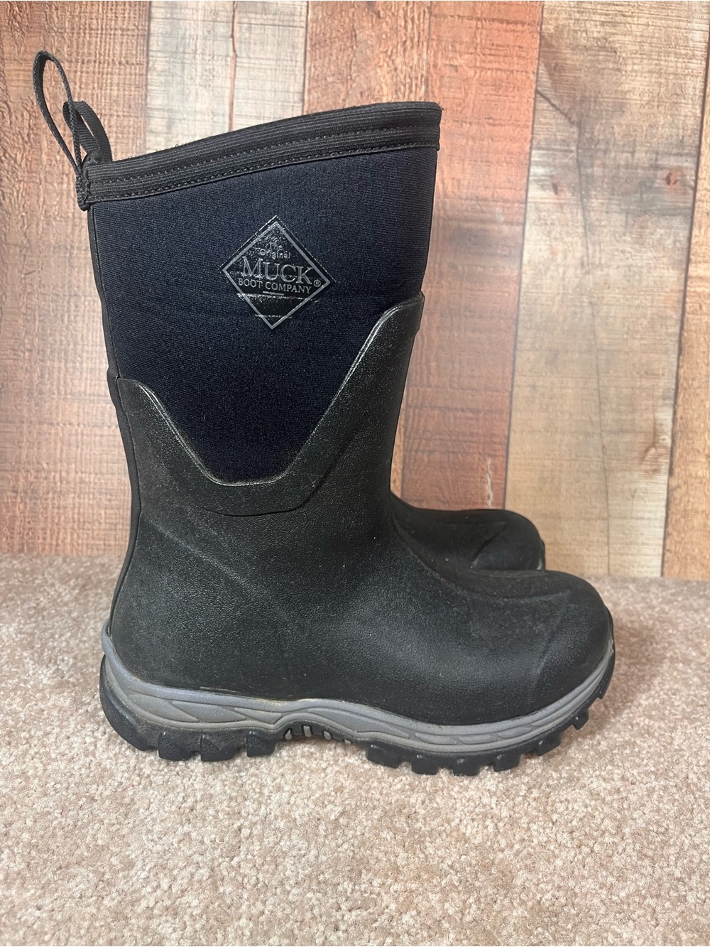 Muck Boot Company Women's Black Winter Waterproof Mid-Calf Boots size 7